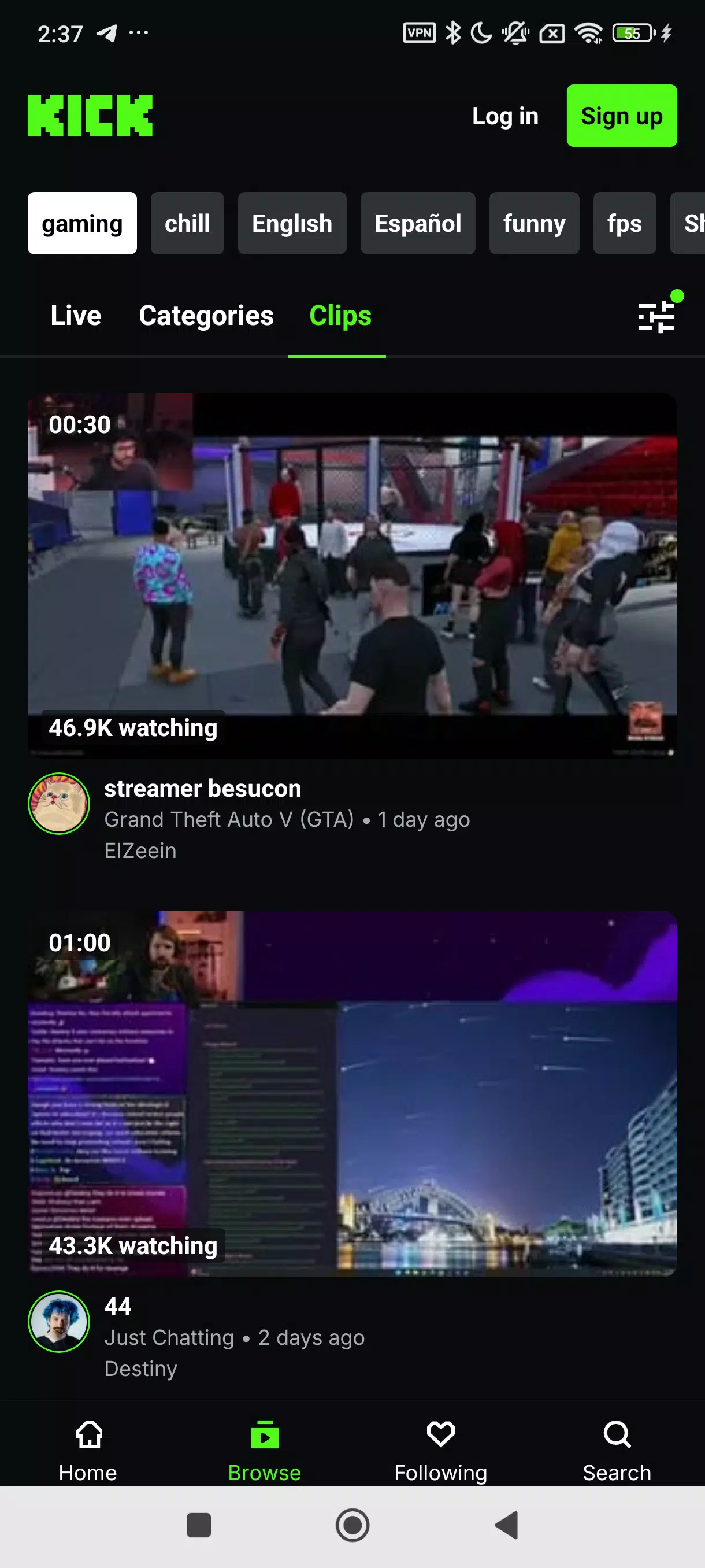 KICK: Live Streaming安卓版应用APK下载