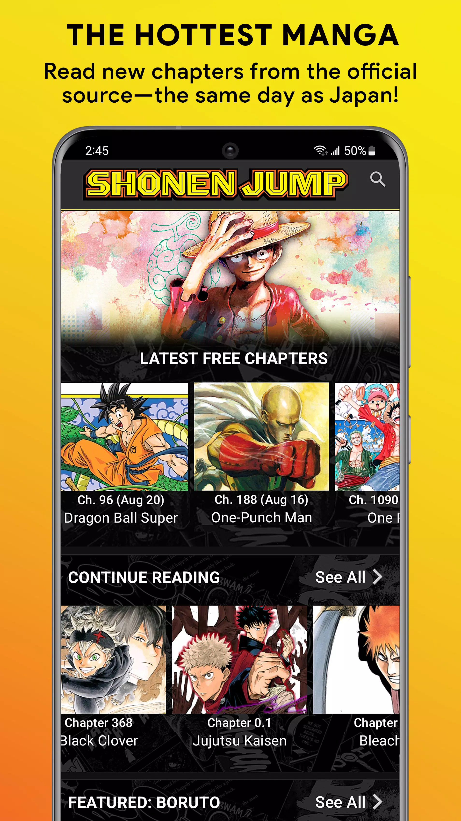 Shonen Jump安卓版应用APK下载